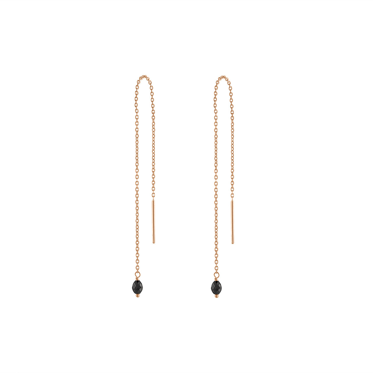 Chain Earrings - Ella | Linjer Jewelry